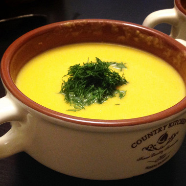 Рецепт Суп из мидий и тыквы