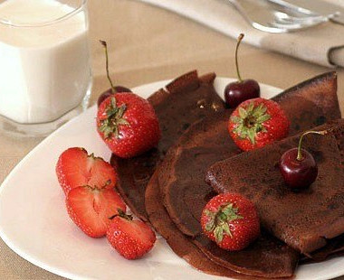 Рецепт Шоколадные блинчики