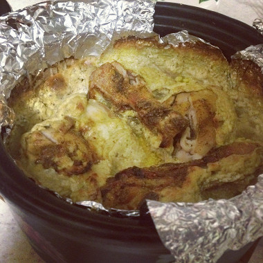 Фото рецепт Куриные ножки в сливочном соусе