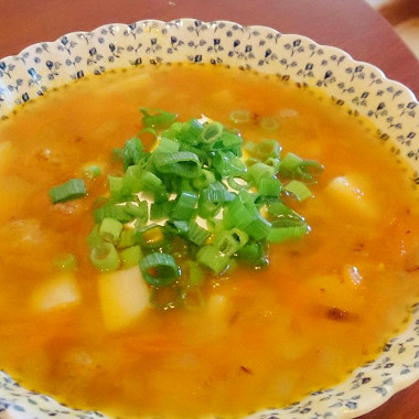 Рецепт Картофельный суп с фрикадельками