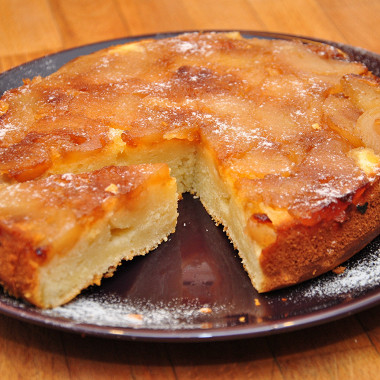 Рецепт Яблочный тарт татен на сметанном тесте