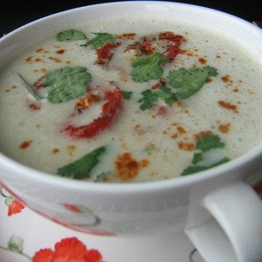 Рецепт Крем-суп из баклажанов с запеченными помидорами