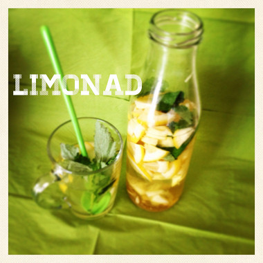 Рецепт Лимонад на фруктозе с базиликом