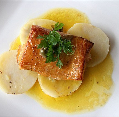 Рецепт Глазированный лосось с медом и горчицей