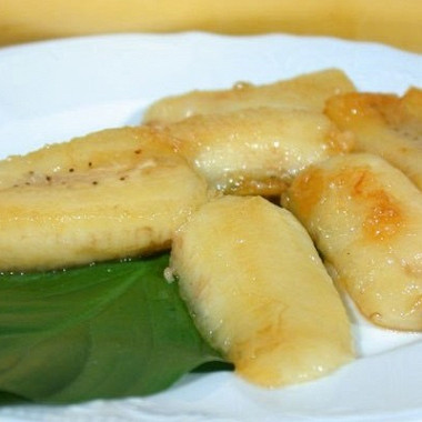 Рецепт Бананы в карамели из сахара