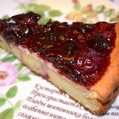 Рецепт Безглютеновый творожный пирог с ягодами