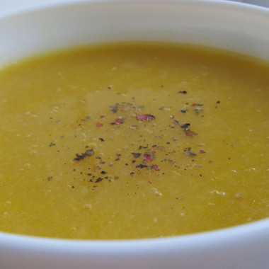 Рецепт Тыквенный суп-пюре с имбирем