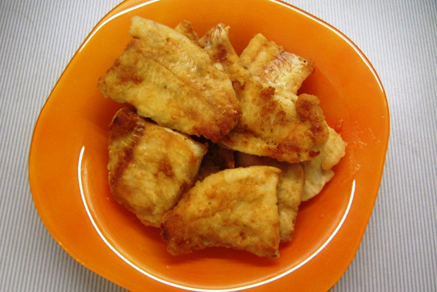 Жареные стейки из хека