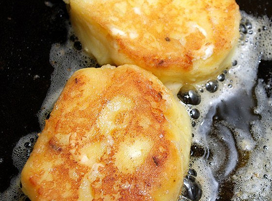 Сырники с картофелем