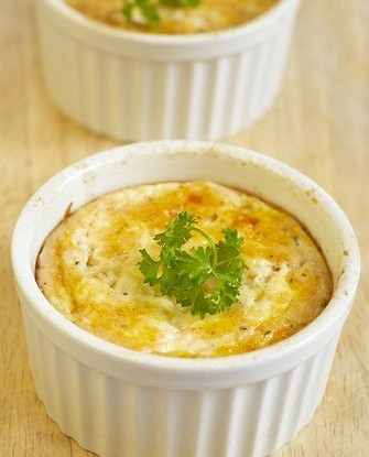 Белковый омлет с овощами