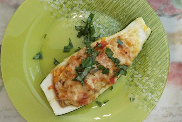 Запеченные кабачки с сыром
