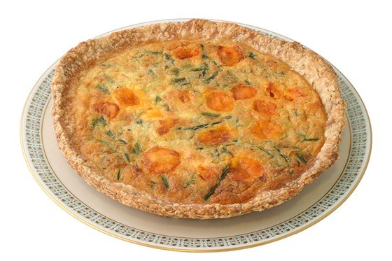 Пирог из спаржи и сыра