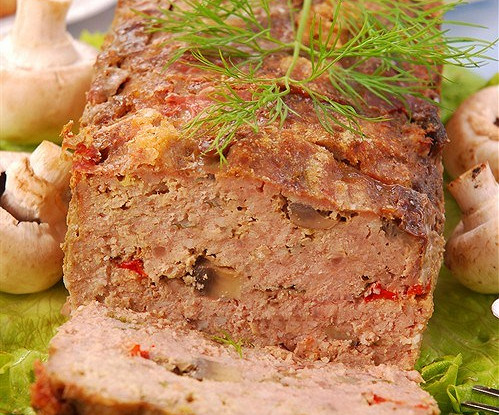 Простой мясной хлеб