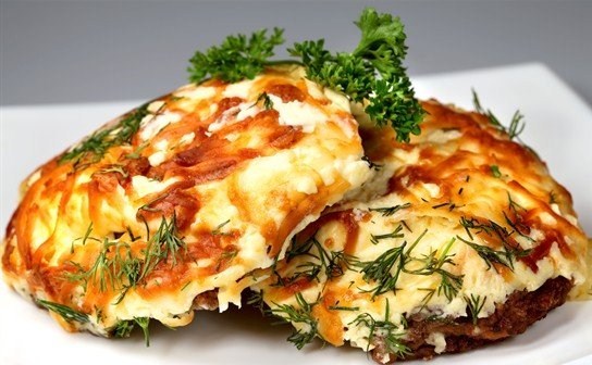 Мясо по-французски с майонезом