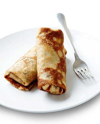 Блины с селедкой