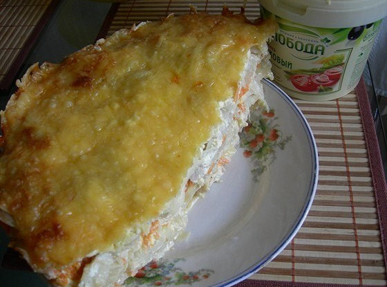Куриное филе под шубой