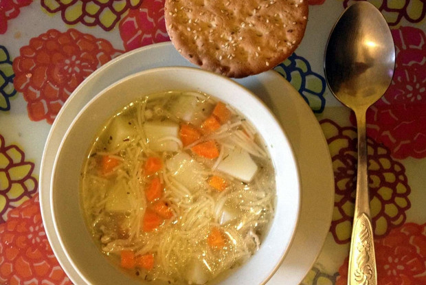 Куриный суп по-домашнему