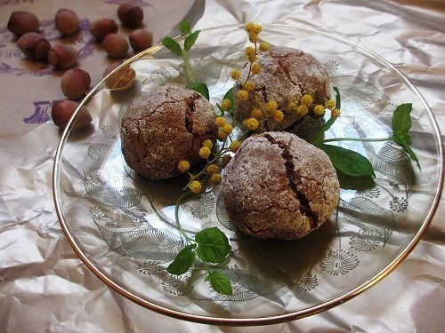 Ореховое печенье с кардамоном без муки