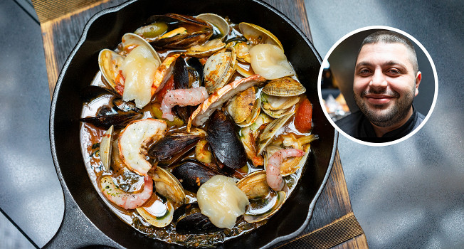 Как сделать соте из морепродуктов