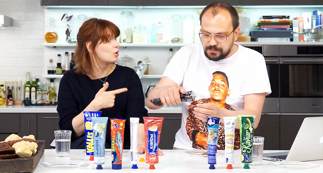 Шведская еда в тюбиках