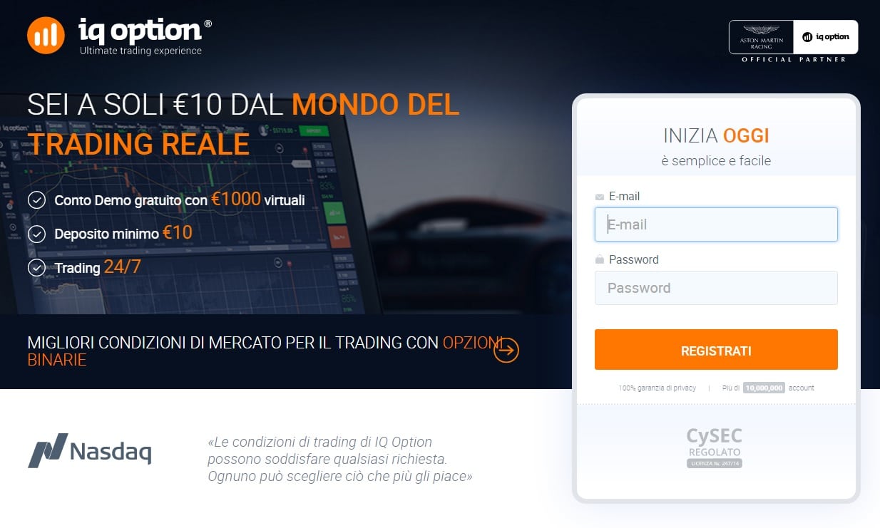 registrazione iqoption